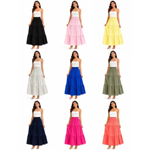 Maxi gonna donna strati - gonna,