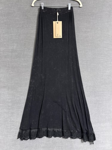 Pol skirt black maxi - pol,