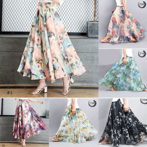 Maxi gonna lunga spiaggia - maxi, da