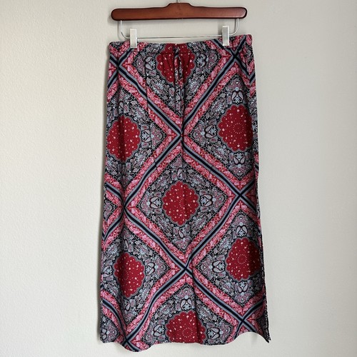 Maxi gonna loft rossa nera - rossa,