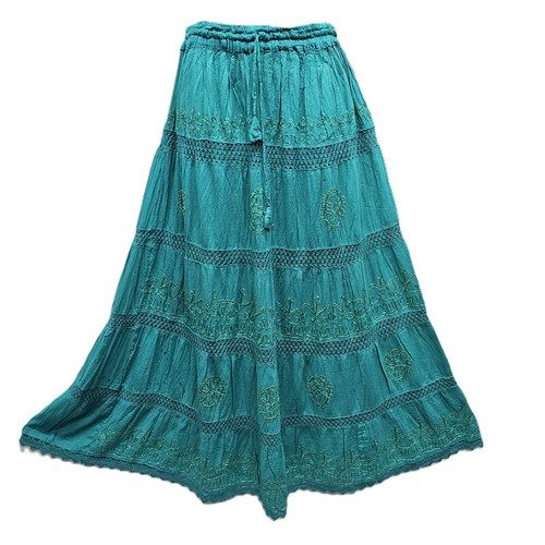 Maxi gonna cotone bohemien