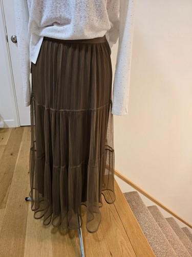 Maxi gonna tulle - tulle, olive