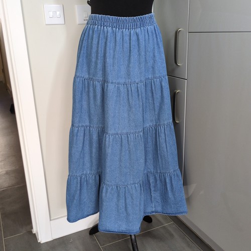 Maxi gonna denim - , a