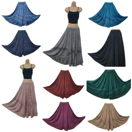 Maxi gonna qualità rayon - qualità,