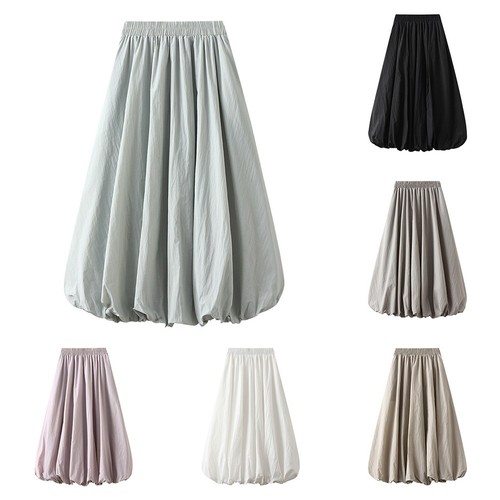 Maxi gonna bolle alla moda - gonna,