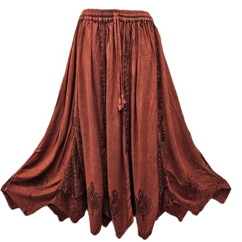 Maxi gonna pixie orlo - , rayon