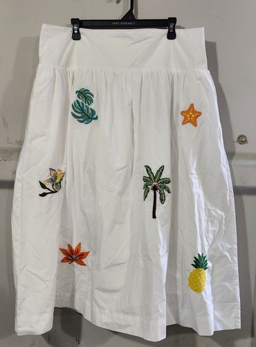 Maxi gonna bianca - donna, taglia