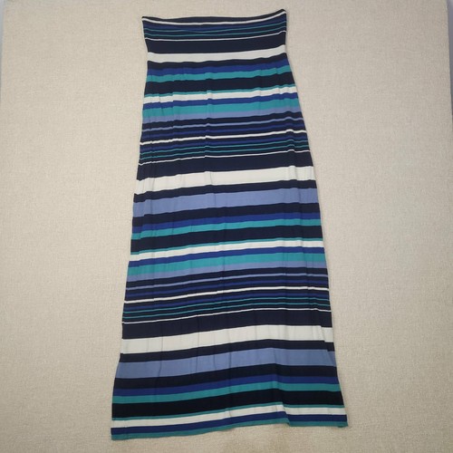 Maxi gonna righe blu - maxi,