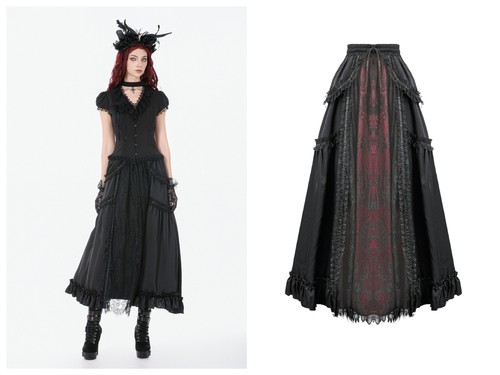 Maxi gonna donna dark love - gonna,