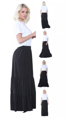 Maxi gonna donna vita - vita, alta