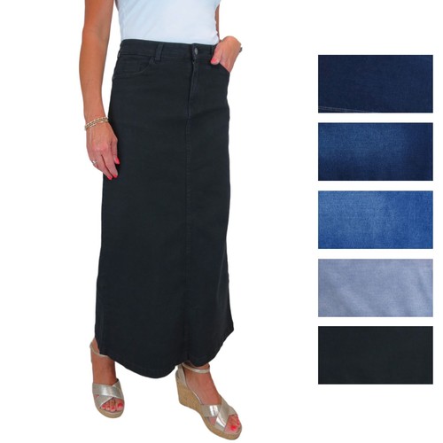 Maxi gonna jeans donna vita