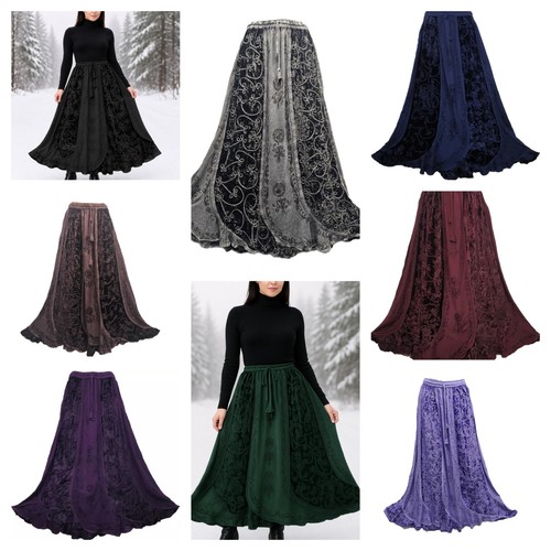 Gonna invernale maxi rayon