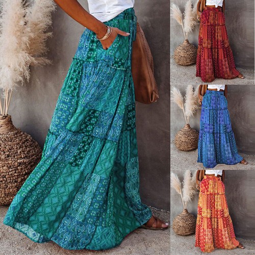 Gonna lunga donna bohemien