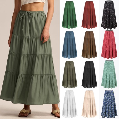 Maxi gonna lunga - vita, elastica