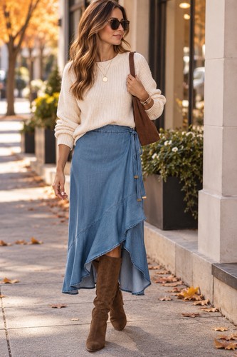 Maxi gonna michael - kors, blu