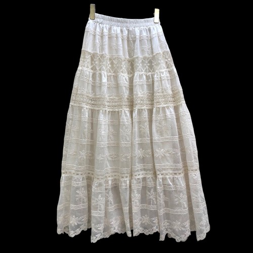 Maxi gonna vintage strati in - vintage,