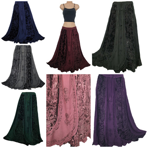 Gonna invernale maxi rayon