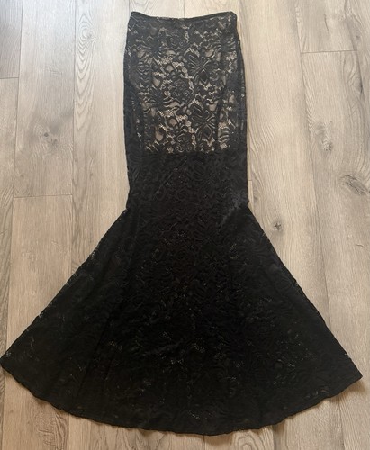 Privy black lace mermaid maxi - privy,