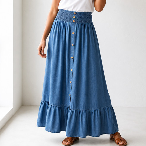 Maxi gonna donna italiana