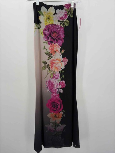 Maxi gonna strappo floreale - maxi,