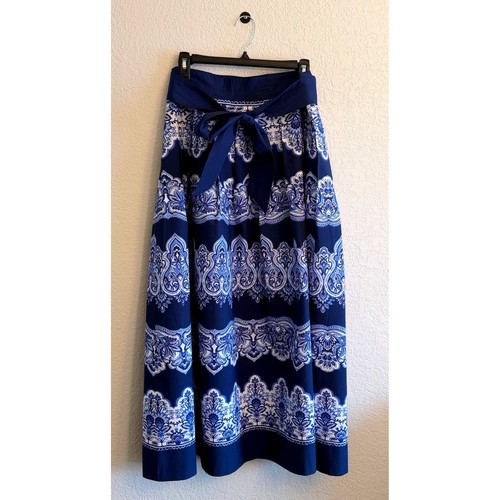Maxi gonna talbots blu bianco - talbots,