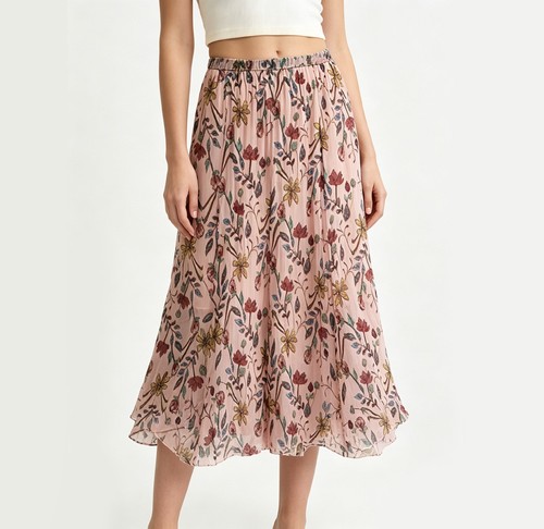 Maxi gonna donna - , seta