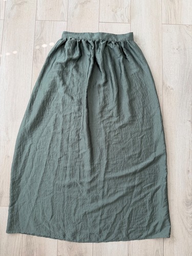 Maxi gonna raso verde - maxi,