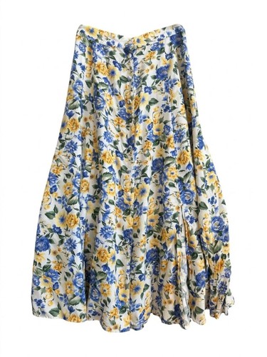 Maxi gonna rayon vintage anni
