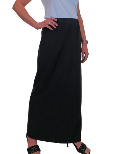 Maxi gonna donna nera - , vita