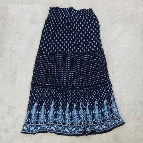 Maxi gonna boho donna - , blu